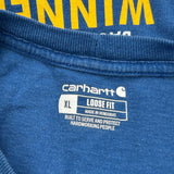 Near-Miss Award Carhartt T-Shirt - XL Blue Cotton