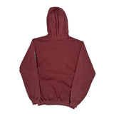 Carhartt Hoodie - Small Burgundy Cotton Blend