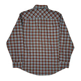Timberland Checked Flannel Shirt - Large Multicoloured Cotton