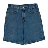 Levis Denim Shorts - 33W 9L Blue Denim