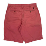 Polo By Ralph Lauren Chino Shorts - 32W 10L Red Cotton