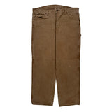 Dickies Carpenter Pants - 37W 31L Brown Cotton