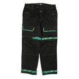 Francois Girbaud Double Knee Cargo Pants - 38W 30L Green Cotton