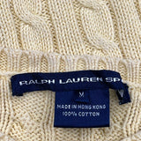 Ralph Lauren Sweater - Medium Yellow Cotton