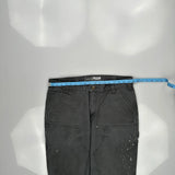 Carhartt Double Knee Carpenter Trousers - 36W 32L Grey Cotton