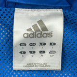Adidas Windbreaker - Small Blue Polyester