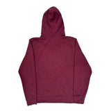 The North Face Hoodie - Large Burgundy Cotton