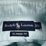 Ralph Lauren Short Sleeve Shirt - Large Blue Cotton