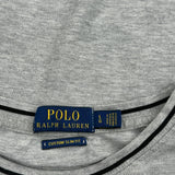 Polo By Ralph Lauren T-Shirt - Large Gray Cotton