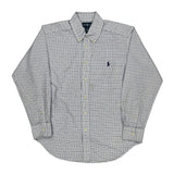 Age 10 Ralph Lauren Shirt - Medium Blue Cotton