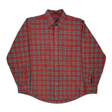 Gant Checked Shirt - Large Red Cotton Blend