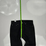 Levis Jeans - 34W 29L Black Cotton