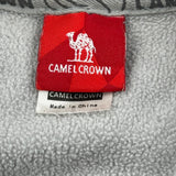 Camel Fleece Jacket - Large Grey Polyester