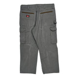 Wrangler Cargo Trousers - 39W 30L Grey Cotton
