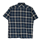 Dickies Checked Flannel Shirt - XL Blue Cotton