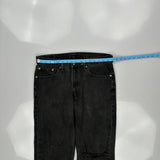 Levis 505 Jeans - 34W 30L Black Denim