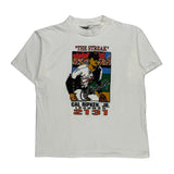 Single Stitch Cal Ripken Jr. Oneita Graphic T-Shirt - Large White Cotton