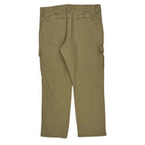Wrangler Cargo Trousers - 36W 30L Khaki Cotton