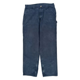 Carhartt Carpenter Trousers - 34W 33L Blue Cotton
