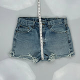 Carhartt Denim Shorts - 32W UK 14 Light Wash Cotton