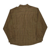 Rei Checked Shirt - XL Brown Polyester