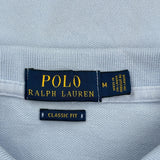 Polo By Ralph Lauren Polo Shirt - Medium Blue Cotton