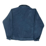 Columbia Fleece Jacket - Large Blue Polyester