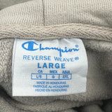 Reverse Weave Champion Hoodie - Large Beige Cotton