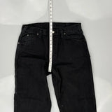 Dickies Double Knee Carpenter Trousers - 32W 30L Black Cotton