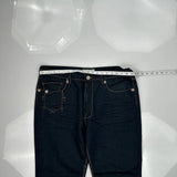 Kaalu Contrast Stitch Jeans - 38W 32L Dark Wash Cotton