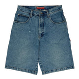 Union Bay Carpenter Shorts - 32W 10L Blue Cotton