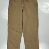 Lee Cargo Trousers - 36W 29L Brown Cotton