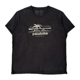 Patagonia Slim Fit T-Shirt - 2XL Black Cotton