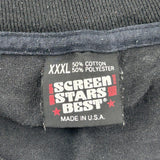 Fourth Of July Party Screen Stars Single Stitch T-Shirt - 3XL Black Cotton Blend