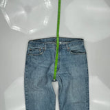501 Levis Jeans - 34W 30L Light Wash Cotton