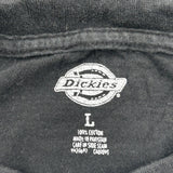 Dickies T-Shirt - Large Black Cotton