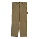 Wrangler Carpenter Trousers - 32W 30L Brown Cotton