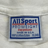 Duke Power All Sport T-Shirt - XL White Cotton