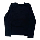 Nike Long Sleeve T-Shirt - Large Black Cotton