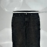 Dickies Carpenter Pants - 34W 34L Black Cotton