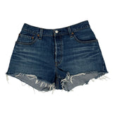 Levis Denim Shorts - 30W UK 10 Blue Denim