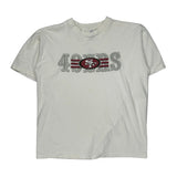 49Ers Adidas Nfl T-Shirt - XL White Cotton