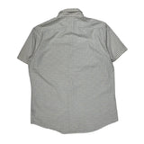 Polo By Ralph Lauren Checked Short Sleeve Shirt - Large White Cotton