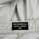 Polo By Ralph Lauren Cargo Shorts - 34W 10L Beige Cotton