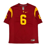 USc Nike Football Jersey - Large Red Polyester