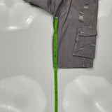 Fusai Cargo Shorts - 28W 12L Grey Cotton