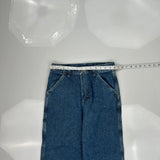 Arizona Jeans Carpenter Jeans - 28W US 4 Blue Cotton