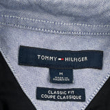 Tommy Hilfiger Short Sleeve Shirt - Medium Black Cotton