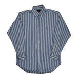 Blake Ralph Lauren Striped Shirt - Medium Blue Cotton