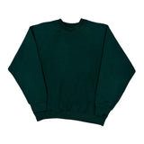 Made In USA 90S Blank Fruit Of The Loom Sweatshirt - Medium Green Cotton